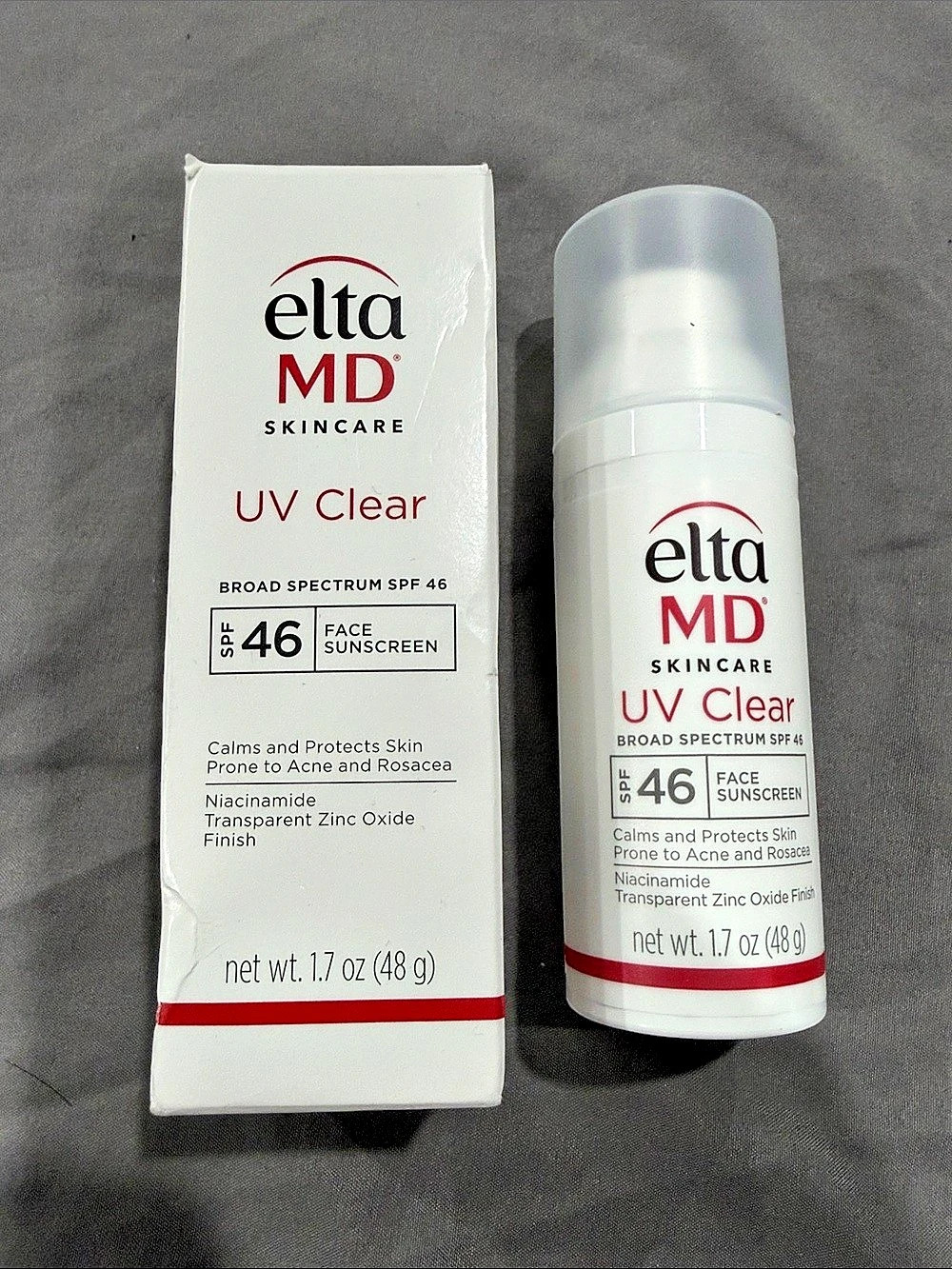 EltaMD UV Clear Broad-Spectrum SPF 46 Facial Sunscreen Exp 2028/01 BNIB